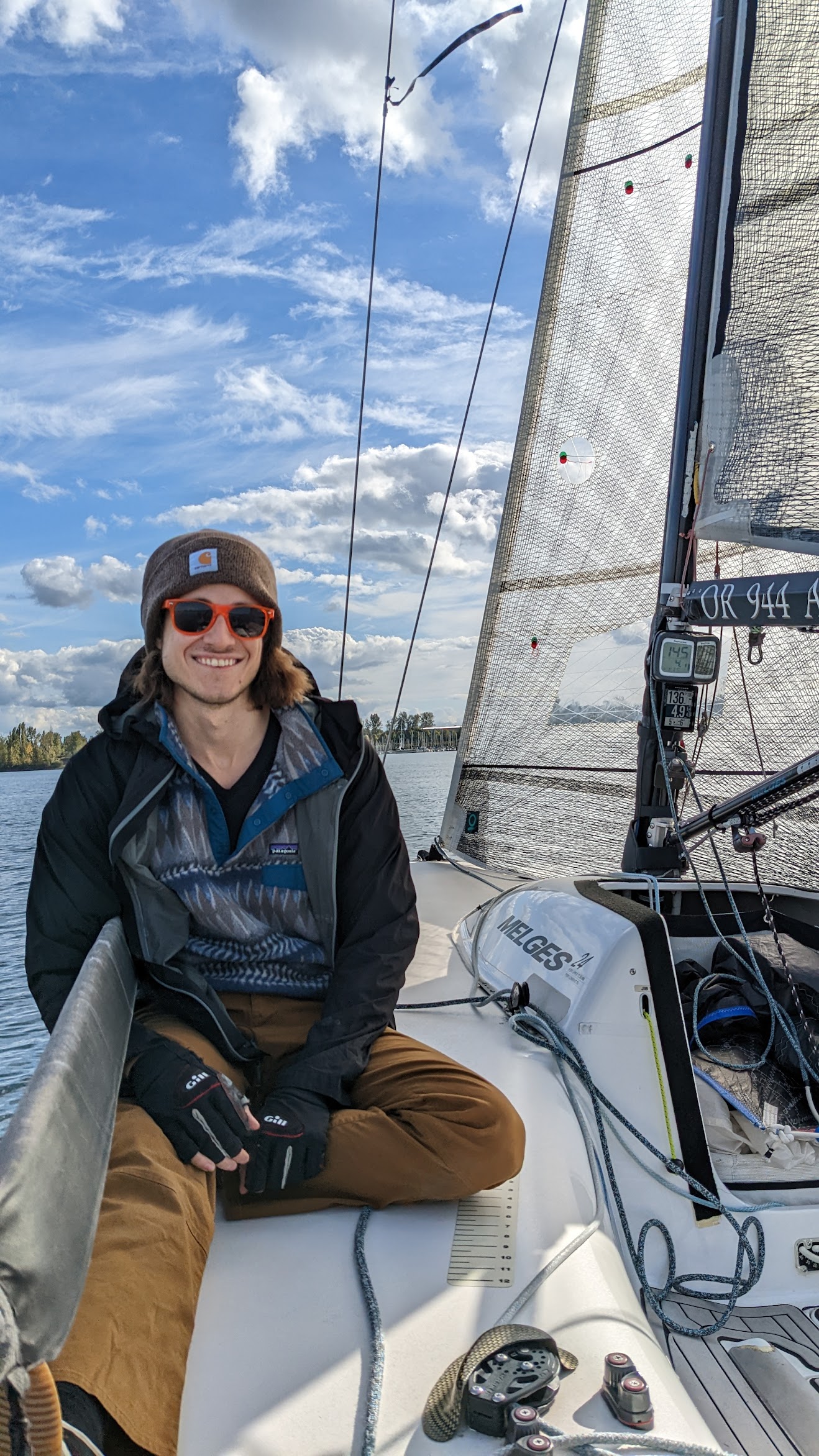 Webmaster on a Melges 24 race boat.